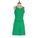 Calvin Klein Performance Active Dress - Mini: Green Solid Activewear - New - Women's Size X-Small