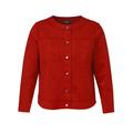 Via Appia Due Jacke Rundhals 1/1 Arm Knöpfe Damen rot, Gr. 48, Polyester