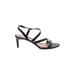 Charles & Keith Heels: Black Solid Shoes - Women's Size 38 - Open Toe