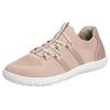 Slip-On Sneaker RIEKER "Barfußschuh", Damen, Gr. 40, rosa (rosé), Textil, Lederimitat, sportlich, Schuhe, Slipper, Freizeitschuh, Halbschuh mit elastischem Strickschaft