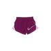 Nike Athletic Shorts: Purple Solid Activewear - Women's Size Small