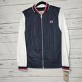 Levi's Jackets & Coats | Levi's Retro Colorblock Stripe Trim Bomber Jacket | Color: Blue/White | Size: M