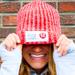 Lululemon Athletica Accessories | Lululemon Rare Lululemon X Love Your Melon Beanie Color Red And White | Color: Red/White | Size: Os