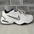 Nike Shoes | Nike Air Monarch Iv Cross Trainer White Metallic Silver Men’s Size 10 | Color: Silver/White | Size: 10