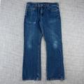 Levi's Jeans | Levis 527 Mens Bootcut Jeans 35x31 Faded Blue Western Cowboy Grunge Rodeo Cotton | Color: Blue | Size: 35