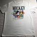 Disney Shirts | Disney Mickey Mouse Graphic "Mickey & Friends" Tee Shirt Size Xl | Color: White | Size: Xl