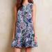 Anthropologie Dresses | Cynthia Rowley For Anthropologie Paisley Printed Ruffle Hem Dress Size 8 | Color: Blue/Green | Size: 8