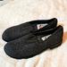 American Eagle Outfitters Shoes | American Eagle Shoes Womens 6 Loafer Clog Slip On Felt Belgian Waffle Vintage | Color: Black/Gray | Size: 6