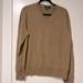 J. Crew Sweaters | J.Crew Mens 100% Merino Wool Camel V-Neck Sweater, Sz L | Color: Tan | Size: L