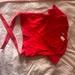 Pink Victoria's Secret Tops | Never Worn Athletic Crop Top From Pink Vs | Color: Red | Size: S