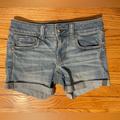 American Eagle Outfitters Shorts | American Eagle Outfitters Size 2 Midi Super Super Stretch Denim Short | Color: Blue | Size: 2