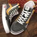 Vans Shoes | !!!! High Top Men Vans With Side Zipper | Color: Gray/Yellow | Size: 11.5