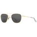 AO Original Pilot Sunglasses Gold Frame 57 mm Gray AOLite Nylon Lenses Standard Temple Polarized 738921549789