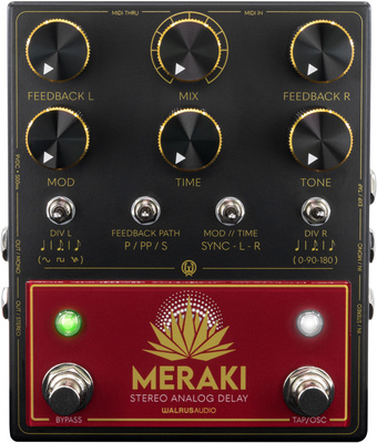 Walrus Audio Meraki Red Stereo Delay
