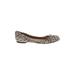 Garnet Hill Flats: Brown Leopard Print Shoes - Women's Size 8