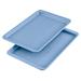 Farberware Easy Solutions Nonstick Bakeware Baking Sheets/Cookie Pan Set, 2 Piece Steel in Gray | 12.25 W x 19 D in | Wayfair 09605