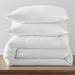 RE/FINE™ Felix Cotton Waffle Duvet Set Cotton in White | Queen Duvet Cover + 2 Standard Pillowcases | Wayfair B04E861DEA7D470781654A3331EE864F