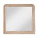 Meridian Furniture USA Fluted Manufactured Wood Wall Mirror in Brown | 38 H x 40 W x 1.5 D in | Wayfair 314Natural-M