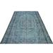 Blue 67" x 113" L Area Rug - Rug N Carpet Atina Rectangle 5'7" X 9'5" Area Rug 113.0 x 67.0 x 0.4 in Wool | 67" W X 113" L | Wayfair
