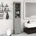 Red Barrel Studio® Merrile Tall Bathroom Cabinet, Freestanding Storage Cabinet w/ Drawer & Adjustable Shelf Manufactured in Gray | Wayfair