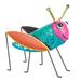 Arlmont & Co. Rondia Animal Garden Statue Resin/Plastic/Metal in Pink/Green/Blue | 13.78 H x 5.31 W x 13.39 D in | Wayfair