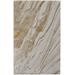 "Tripoli Industrial Abstract, Ivory/Taupe/Gold, 6'-7"" x 9'-6"" Area Rug - Feizy AURR39LLIVYGLDF05"