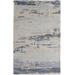 Calista Casual Abstract, Blue/Gray/Ivory, 4' x 6' Accent Rug - Feizy EVER8647BLU000C00