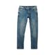 TOM TAILOR Herren Regular Tapered Jeans mit recycelter Baumwolle, blau, Uni, Gr. 31/32