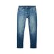 TOM TAILOR Herren Regular Tapered Jeans mit recycelter Baumwolle, blau, Uni, Gr. 33/30