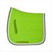 SmartPak Classic Chevron Dressage Saddle Pad - Green Glow/White/Warm Grey Trim - Smartpak