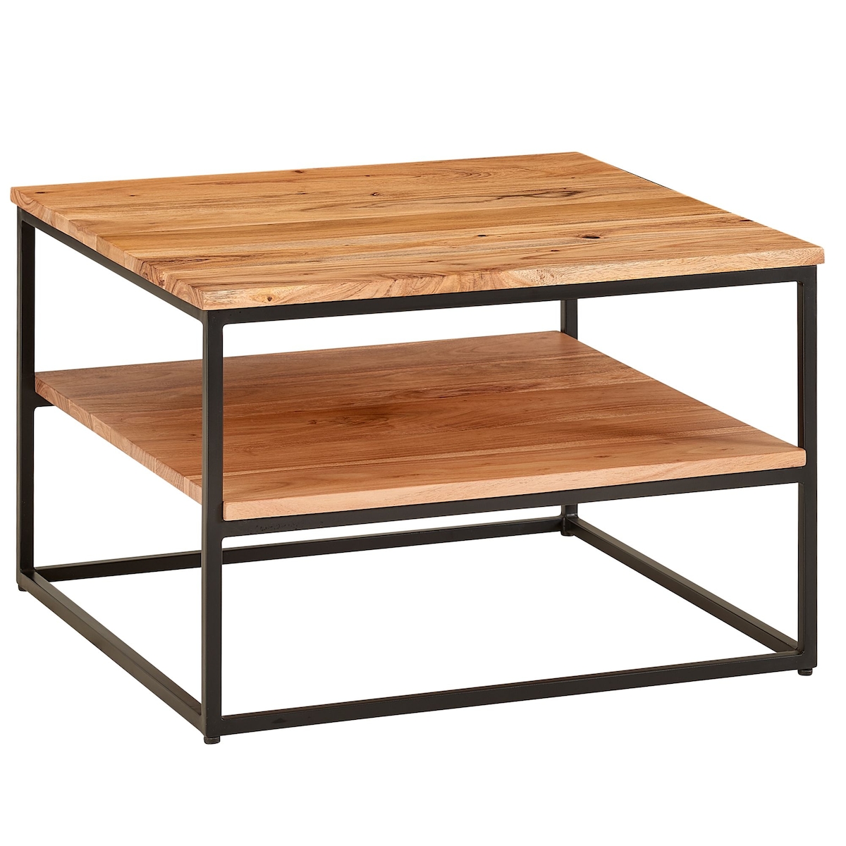 FineBuy Couchtisch 60x60x41 cm Holz Massiv Wohnzimmertisch Modern Sofatisch Image