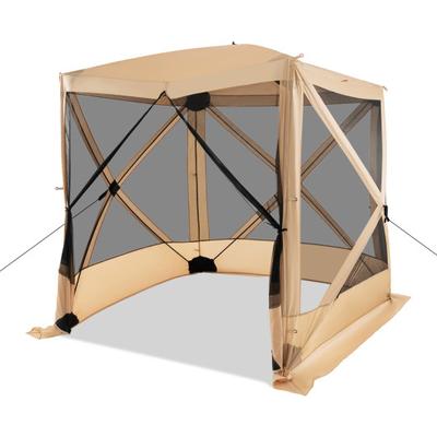 Costway 6.7 x 6.7 Feet Pop Up Gazebo with Netting ...