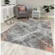 New Modern Blush Pink Grey Tartan Floor Carpet Mats Rugs Long Hall Runners