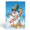 Stonehouse Collection - Snowman Christmas Cards Boxed with Envelopes Cute Snowman Boxed Christmas Cards - Set of 18