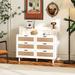 6-Drawers Rattan Storage Cabinet Rattan Drawer