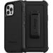 OtterBox Defender Series Rugged Case for Apple iPhone 12 & iPhone 12 Pro - Black with Microbial Defense