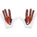 Patrick Surtain II Denver Broncos Game-Used White Nike Gloves vs. Chicago Bears on October 1, 2023