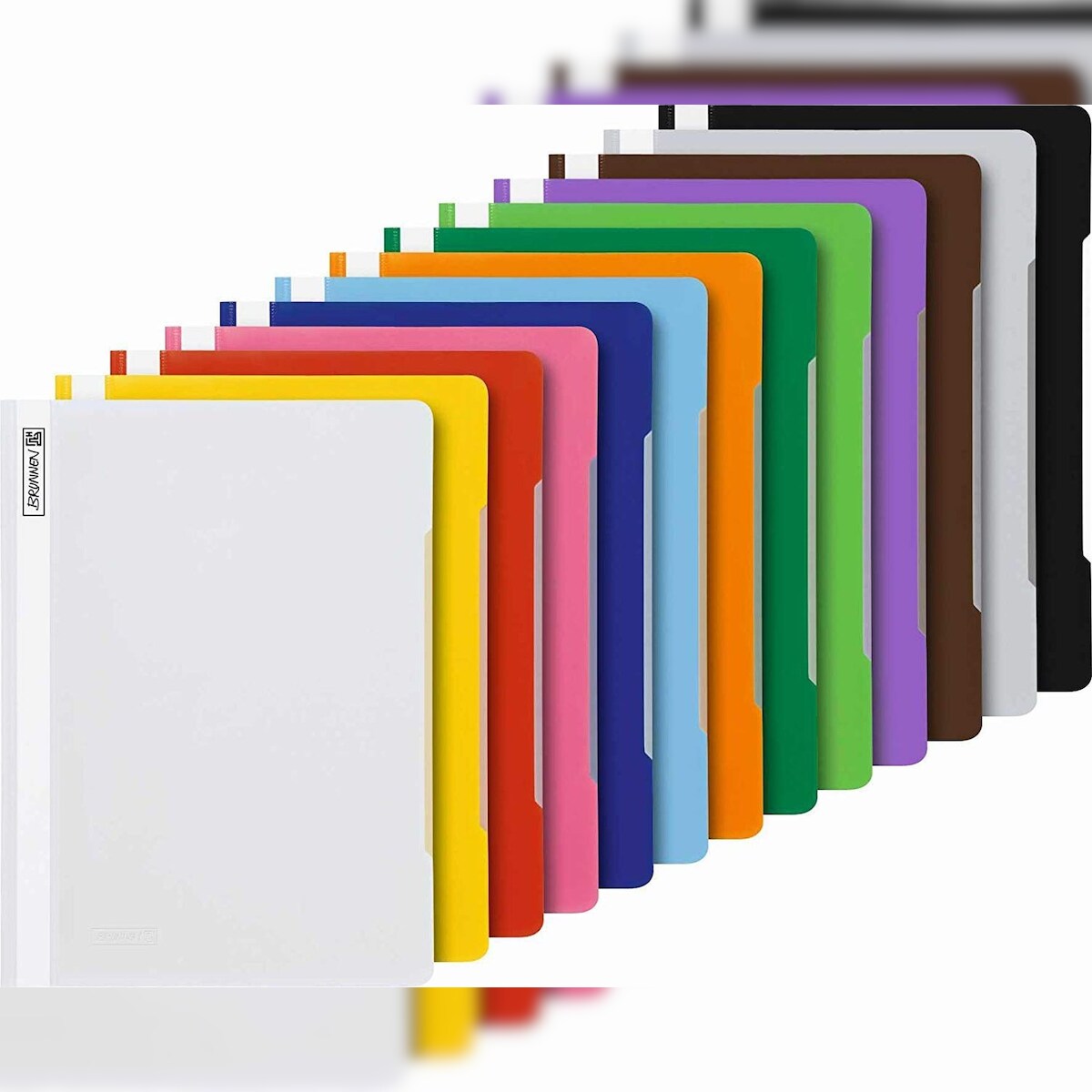 14x Brunnen Plastik-Schnellhefter 1020109 Image