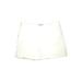 American Living Khaki Shorts: Ivory Print Bottoms - Women's Size 16 - Stonewash