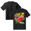 Youth JR Motorsports Official Team Apparel Black Justin Allgaier Car T-Shirt