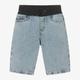 Emporio Armani Boys Blue Denim Shorts