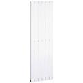 Homcom 46 X 160Cm Vertical Radiator, Space Heater, Water-filled Heater For Home, White