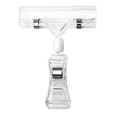 Elite Global Solutions 3" x 4" Plastic Clip-On Sign Holder TAGV06 - 10/Pack