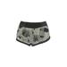 Adidas Athletic Shorts: Gray Print Activewear - Women's Size X-Small