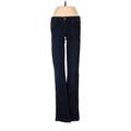 Genetic Denim Jeans - Mid/Reg Rise: Blue Bottoms - Women's Size 25