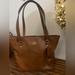 Coach Bags | Coach Zip Top Pebble Leather Tote | Color: Brown | Size: Os