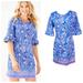 Lilly Pulitzer Dresses | Lilly Pulitzer Shades Of Blue And Pink Paisley Stretchy Shift Dress. | Color: Blue/Pink | Size: 2