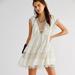 Free People Dresses | Free People Rosie Mini Dress In Ivory With Crochet And Ruffle Details Boho | Color: Cream/White | Size: L