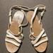 J. Crew Shoes | J Crew Strappy Flat Sandals Size 7m | Color: Cream | Size: 7