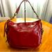 Coach Bags | Coach Zoe Patent Leather Hobo Bag Red Excellent Condition | Color: Red | Size: Os